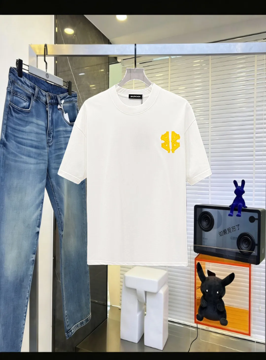 👍 logo Logo Same Style T 280 Versatile : Black White Size：S M L XL